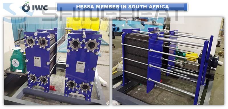 Feed Pre-heater, Titanium Plate Heat Exchanger by Hessa-South Africa